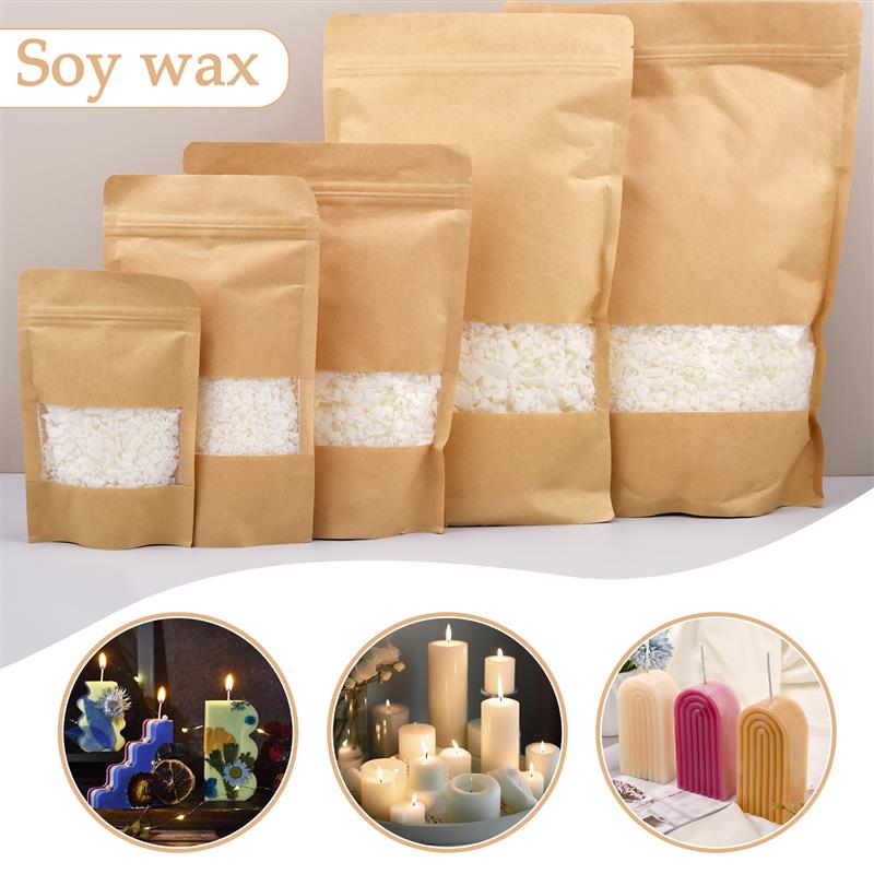Candle Making Raw Material - 50-1000g naturalny czysty wosk sojowy płatek