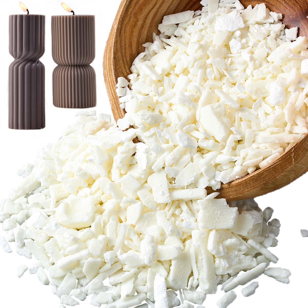 1-punktowy czysty biały wosk s – Candle Making Raw Material recenzja i cena