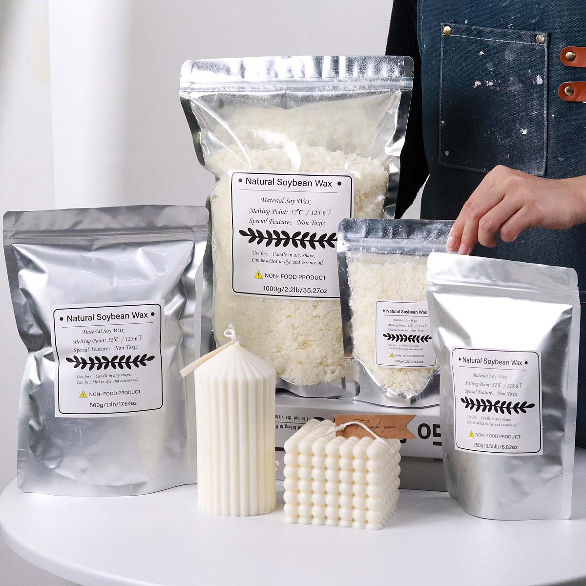 100/250/500/1000g Naturalny Wo – Candle Making Raw Material recenzja i cena